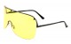 Metallic Shield Sunglasses  m10712