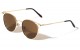 Metallic Retro Round Sunglasses m10701