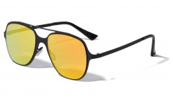 Metallic  Flat Aviator Sunglasses m10206