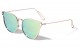 Metallic Cat Eye Frame Sunglasses m10214-ft