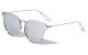 Metallic Cat Eye Frame Sunglasses m10214-ft