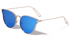 Metallic Cat Eye Frame Sunglasses m10214-ft