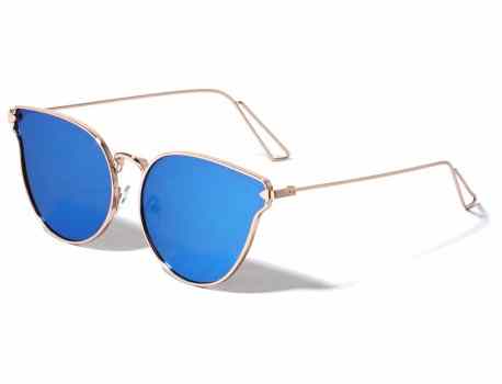 Metallic Cat Eye Frame Sunglasses m10214-ft