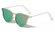 Metallic Cat Eye Frame Sunglasses m10214-ft