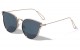 Metallic Cat Eye Frame Sunglasses m10214-ft