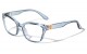 Lion Blue Light Crystal Color Frame lh-p4113-clr
