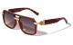 Lion Fashion Modern Squared Aviators Sunglasses lh-p4118