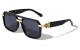 Lion Fashion Modern Squared Aviators Sunglasses lh-p4118