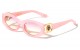Lion Oval Cateye Sunglasses lh-p4121