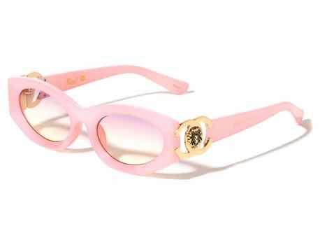 Lion Oval Cateye Sunglasses lh-p4121