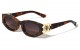 Lion Oval Cateye Sunglasses lh-p4121