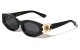 Lion Oval Cateye Sunglasses lh-p4121