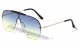 Rimless One Piece Color Lens Sunglasses m10530-oc