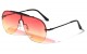 Rimless One Piece Color Lens Sunglasses m10530-oc
