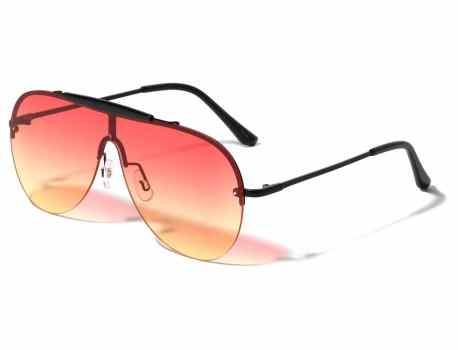 Rimless One Piece Color Lens Sunglasses m10530-oc
