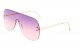 Rounded Rimless Sunglasses m10544-oc