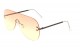 Rounded Rimless Sunglasses m10544-oc