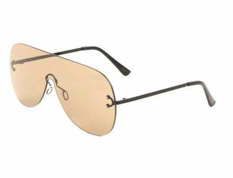 Metallic Rimless Sunglasses m10542-co