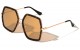Metallic Squared Butterfly Sunglasses m10573