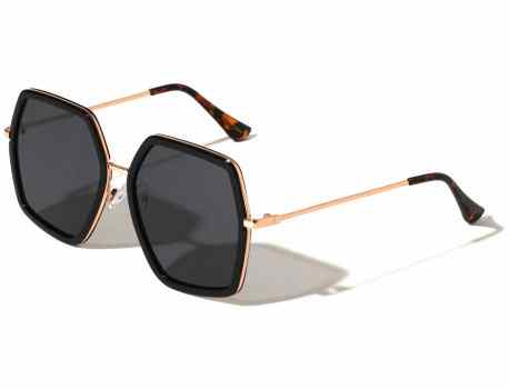Metallic Squared Butterfly Sunglasses m10573
