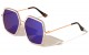 Metallic Squared Butterfly Sunglasses m10573