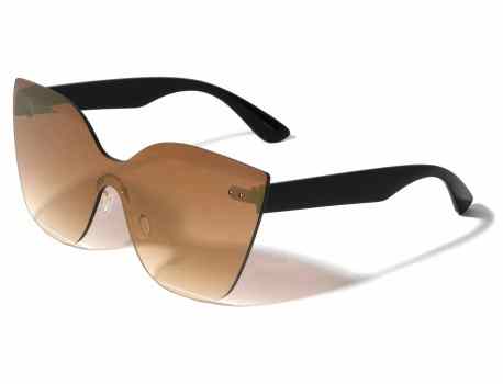 Rimless Panel Lens Cat Eye Frame m10579-cm