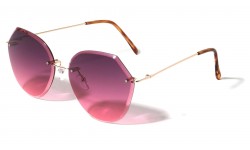 Rimless Butterfly Color Lens m10582-oc