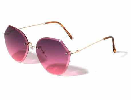 Rimless Butterfly Color Lens m10582-oc