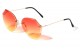 Rimless Butterfly Color Lens m10582-oc