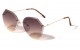 Rimless Butterfly Color Lens m10582-oc