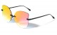 Metallic Rimless Cat Eye Sunglasses m10587-cm