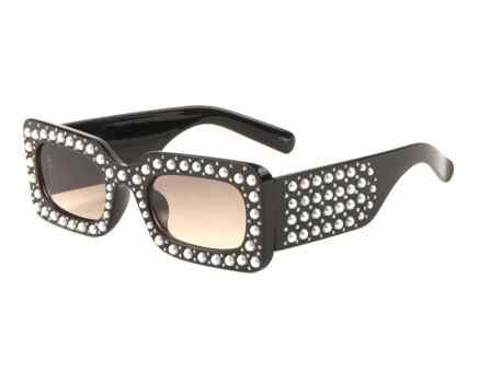 Rhinestone Square Thick Temple Frame rh-3201