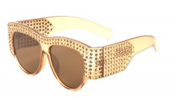 Rhinestone Thick Temple Shades rh-3209