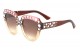 Rhinestone Butterfly Frame Sunglasses rh-3216