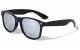 Classic Mirrored Lens Sunglasses w-1-blk-mr