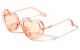 Metallic Rimless Heart Frame M10675-HEART