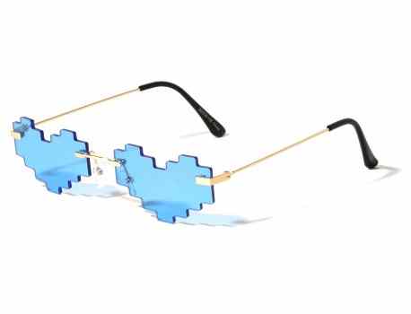 Pixel Heart Frame Sunglasses m10976-heart