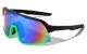Semi- Rimless Color Mirror Shield bp0314-cm
