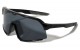 Semi- Rimless Color Mirror Shield bp0314-cm