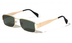 Metal Rectangle Frame Sunglasses m10975
