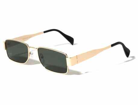 Metal Rectangle Frame Sunglasses m10975