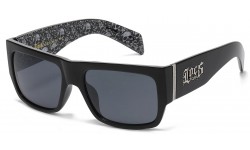  Locs Square Polymer Frame with Skull Print Temple loc91106-skl