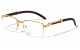 Metallic Heart Frame Sunglasses M10054