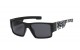 Locs Skull Print Sunglasses loc91085-skl