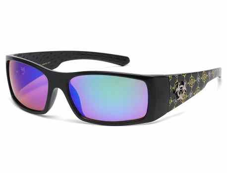 Biohazard Wrap Frame Sunglasses bz66374