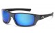 Blue Tech Lens Sporty Wrap Shades ab-44