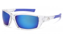 Blue Tech Lens Sporty Wrap Shades ab-44