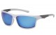 Arctic Blue Sleek Wrap Sunglasses ab-1107