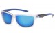Arctic Blue Sleek Contour Sunglasses ab-45