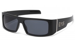 Locs Rectangle Sunglasses loc-xxl91265-bk